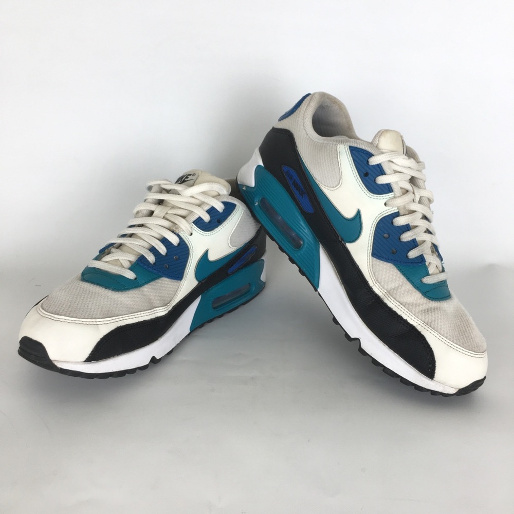 Nike Air Max 90s OG Women’s Shoes Blue White Sneakers Women’s Size 9 - Picture 15 of 15